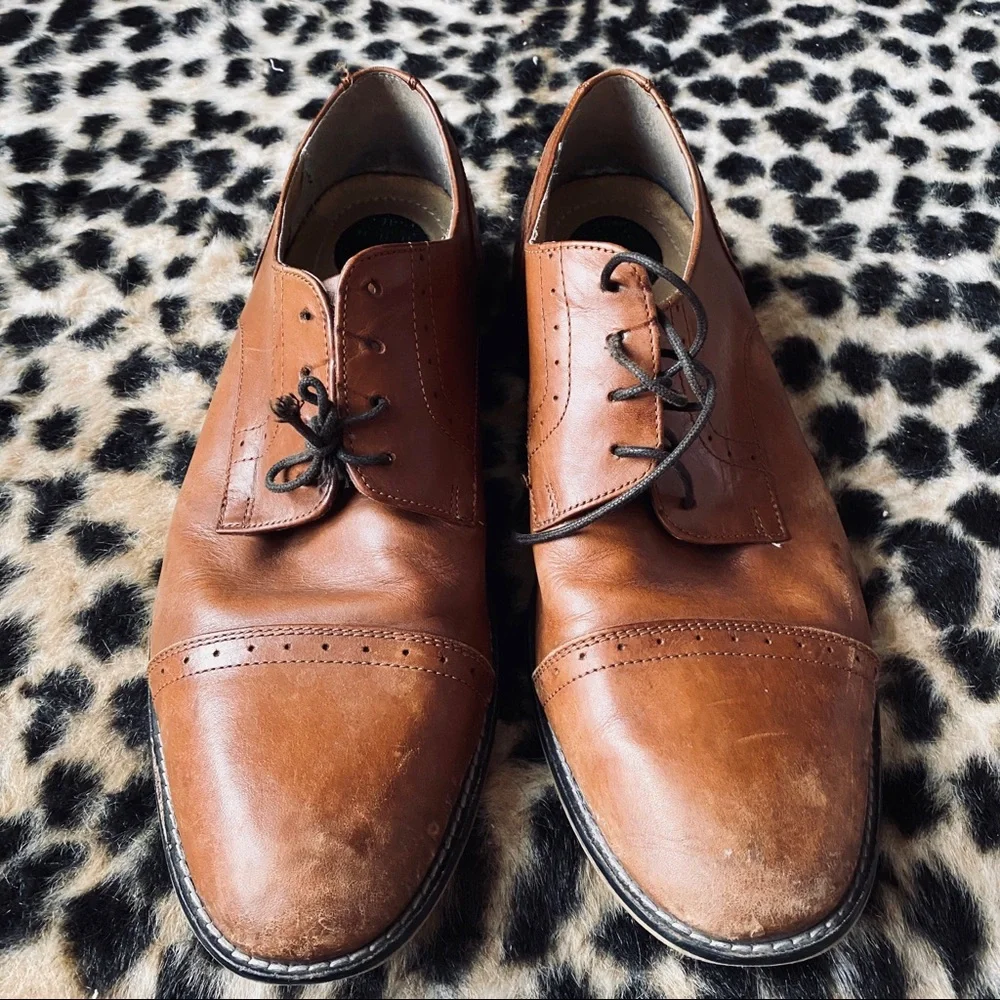 Nunn Bush Overland Cap Toe Oxford dress shoes